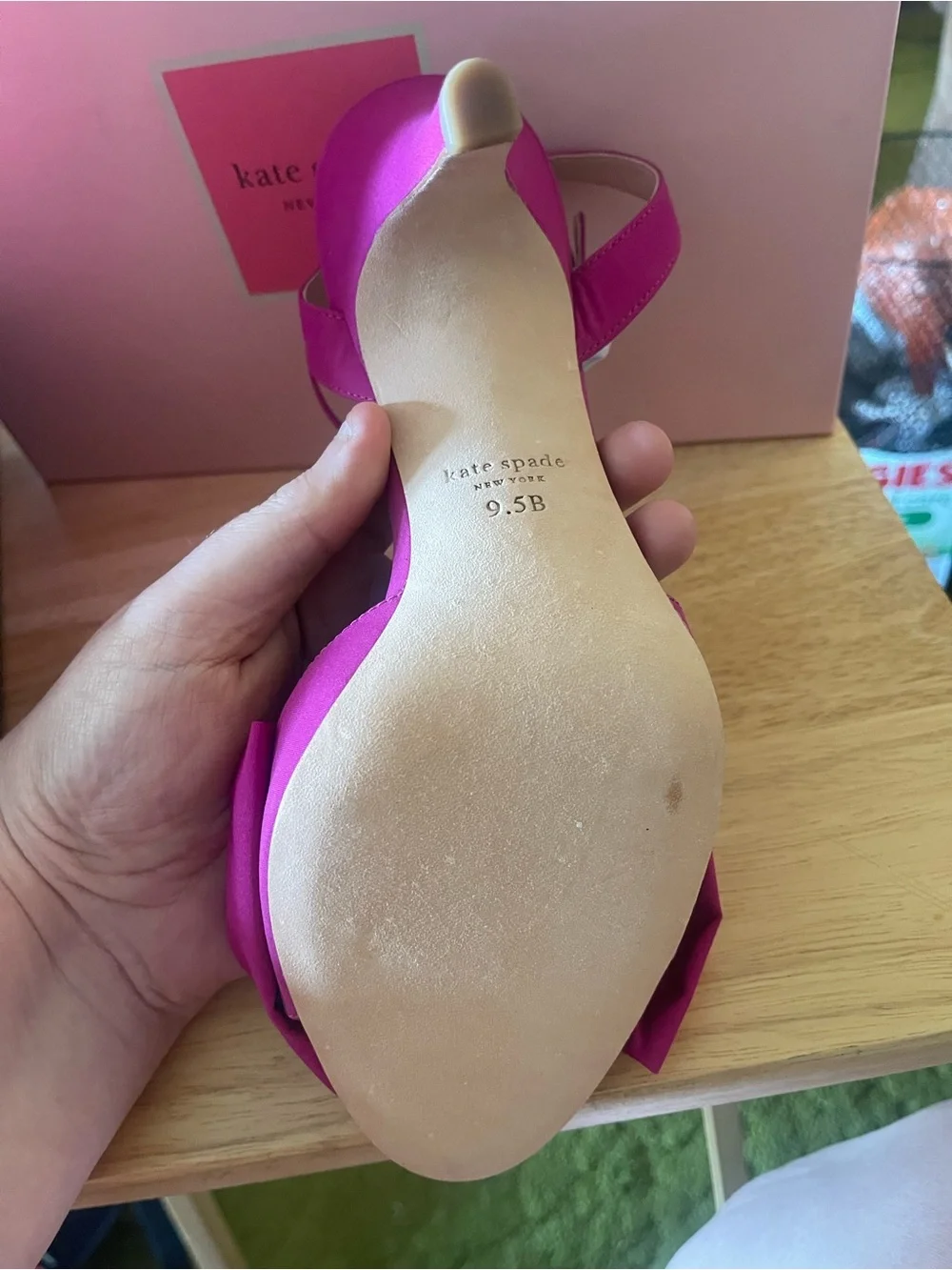 Kate Spade Gloria New Fuschia Heels Size 9.5 Dressy Party